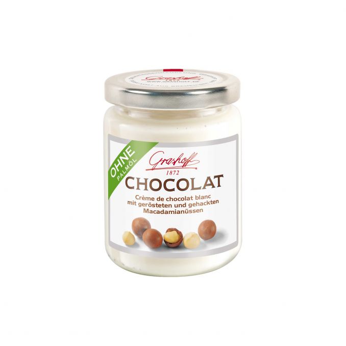 Weiße Creme Macadamia