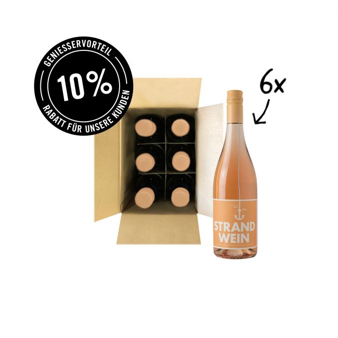 Strandwein Rosé - 6er Karton