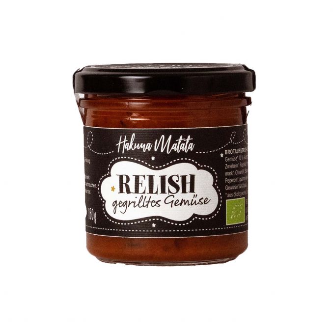Bio-Relish Gegrilltes Gemüse