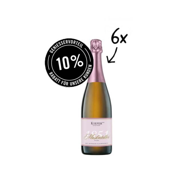 6x Muskateller Sekt