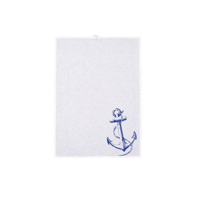 Geschirrtuch Anker Blau