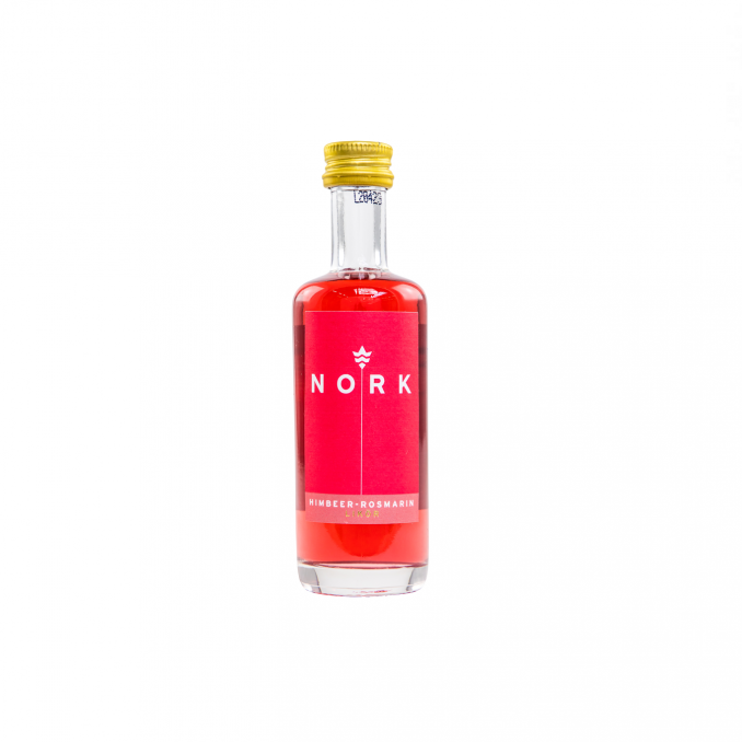 Mini Himbeer-Rosmarin Likör