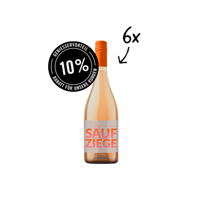 6x Saufziege Rosé Cuveé