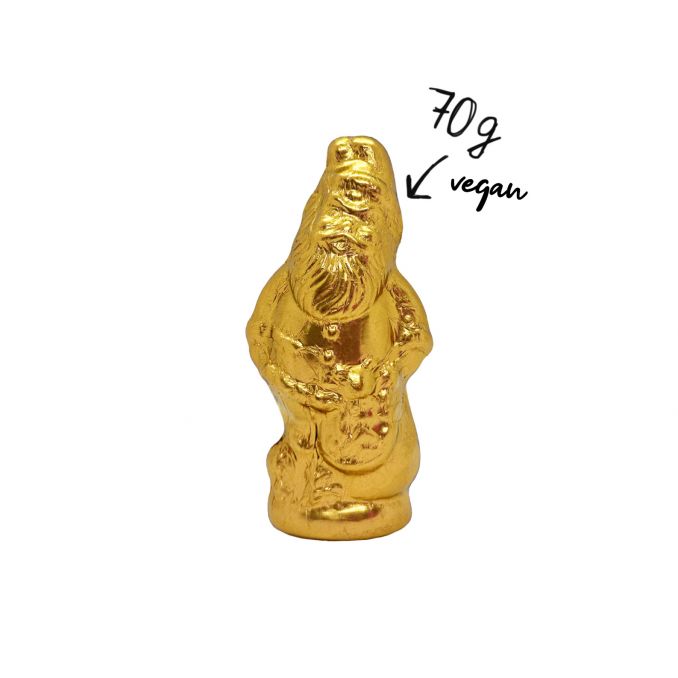 Weihnachtsmann mit Sack, Gold